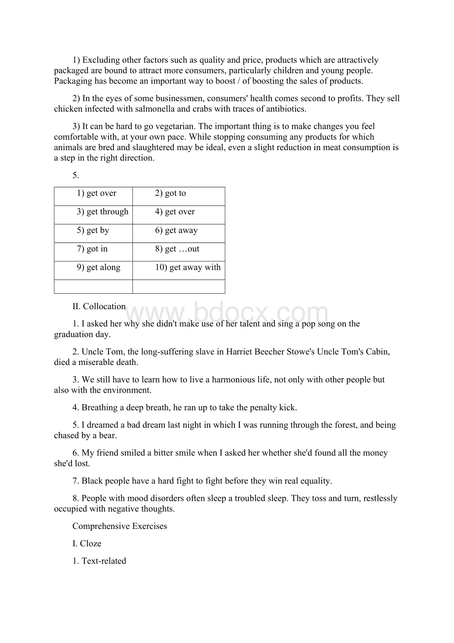 全新版大学英语综合教程5unit18课后答案.docx_第3页