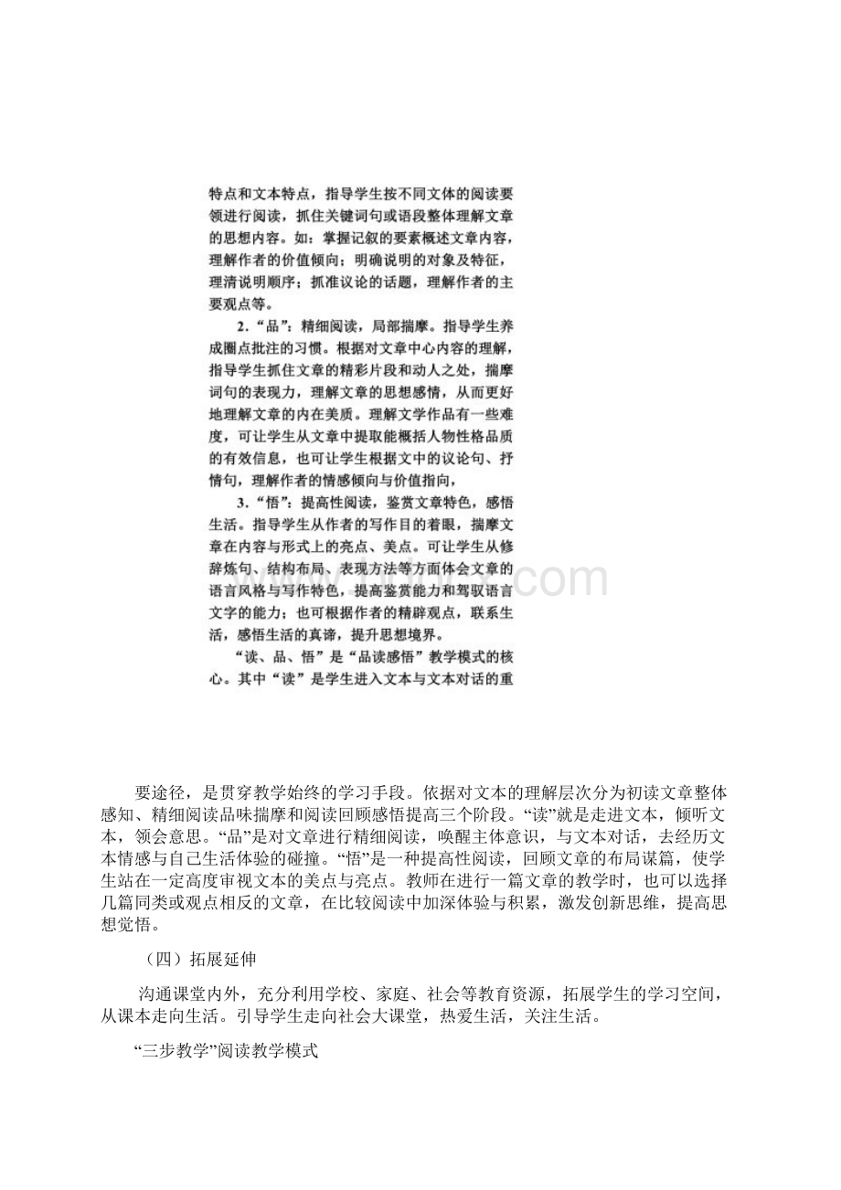 初中语文现代文阅读课教学模式.docx_第2页