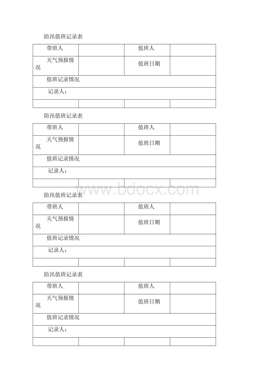 防汛值班记录表之欧阳科创编Word文件下载.docx_第3页