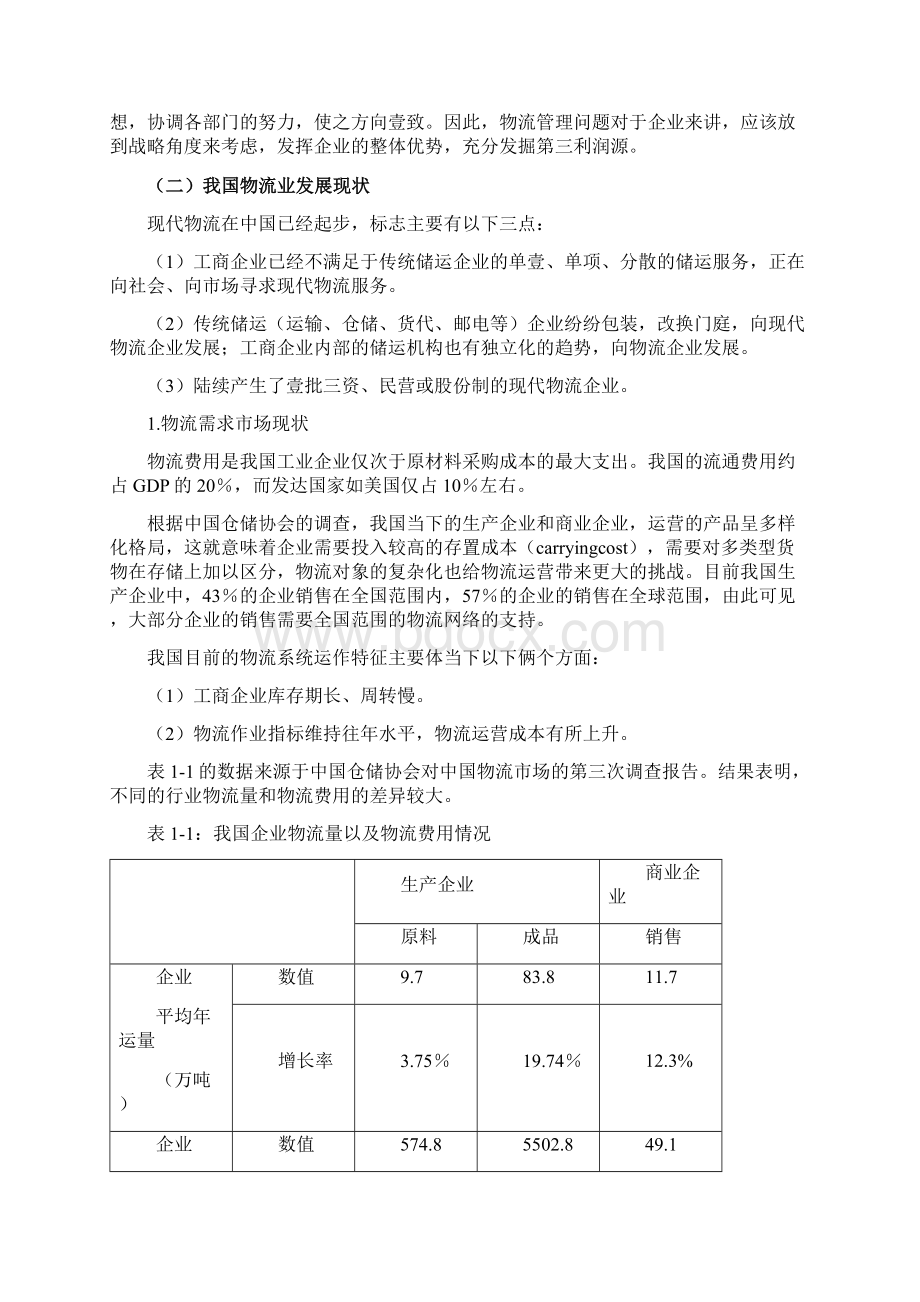 发展战略某钢铁运输企业行业发展状态与市场需求情况分析最全版.docx_第2页