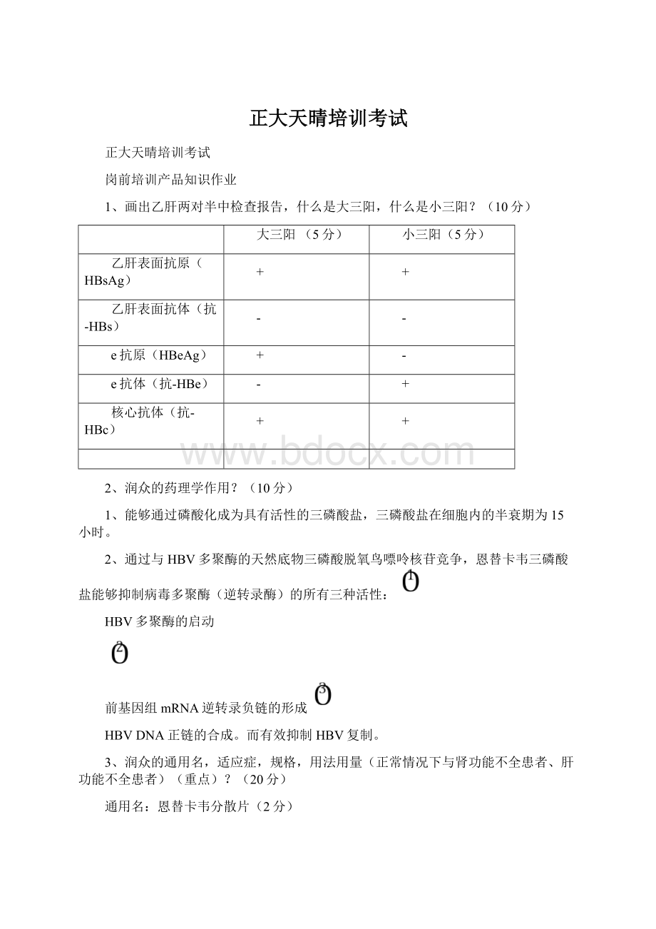 正大天晴培训考试.docx_第1页