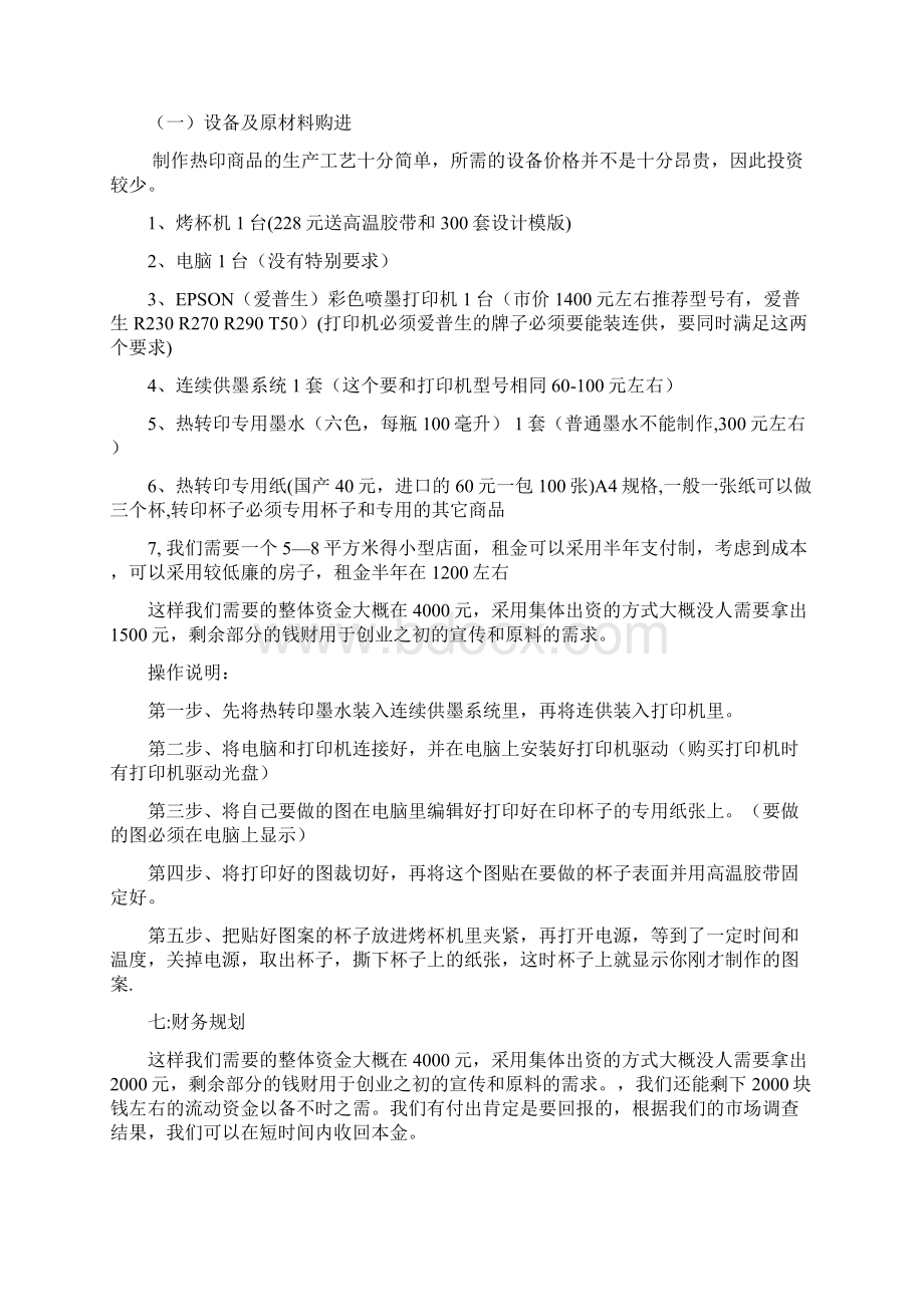 DIY变色杯创业计划书Word格式文档下载.docx_第3页