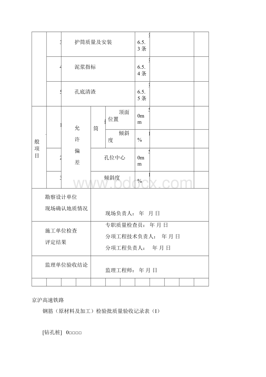 桥梁下部检验批施工质量验收表格.docx_第3页