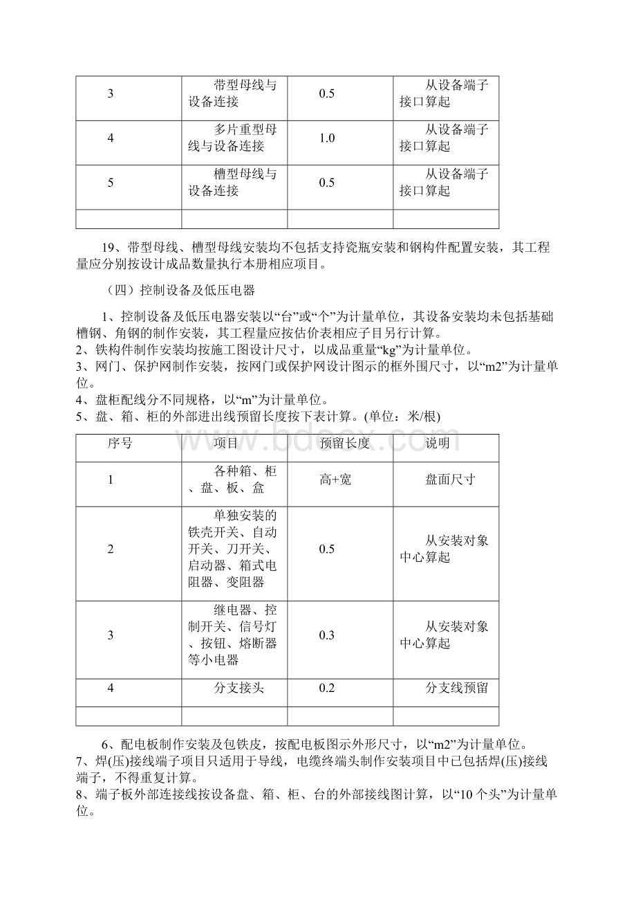 电气安装全国统一安装工程预算工程量计算规则.docx_第3页