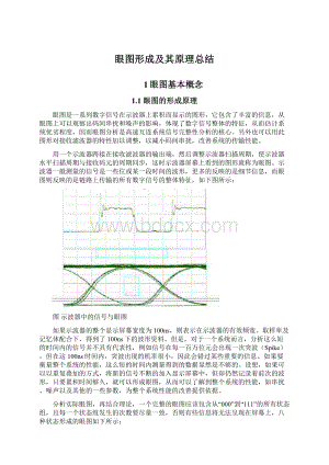 眼图形成及其原理总结Word文档格式.docx