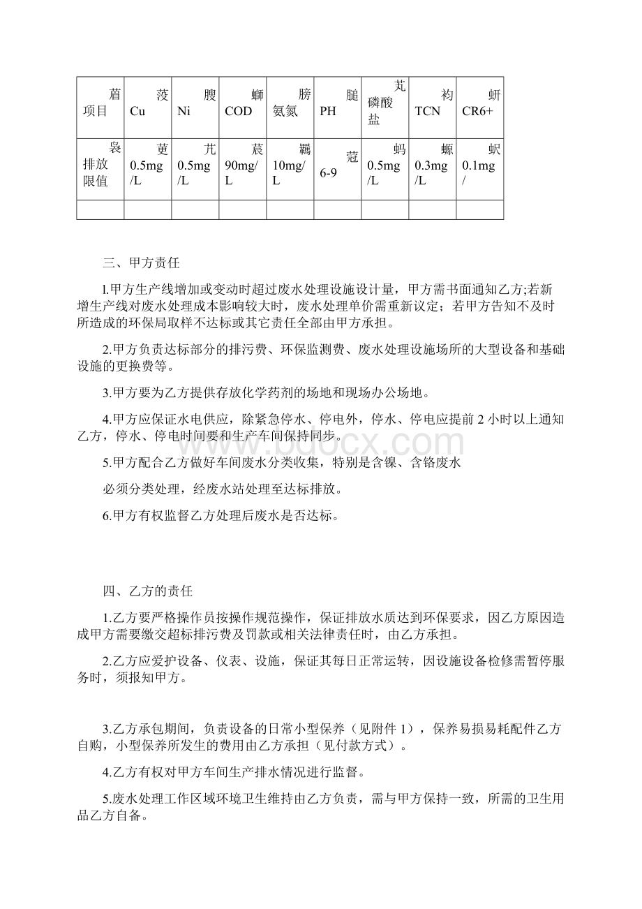 污水处理厂运营合同模板.docx_第2页