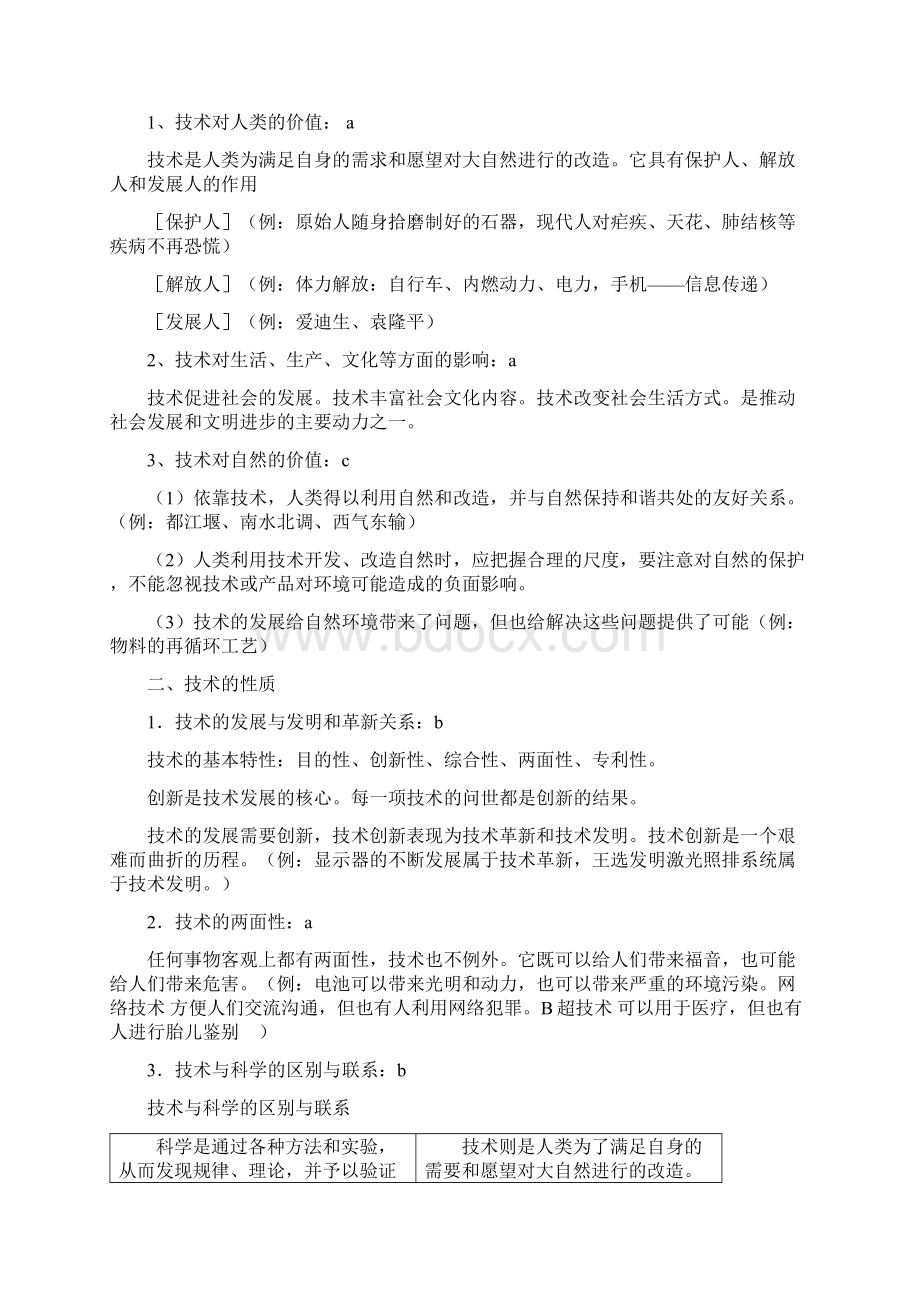 通用技术学考复习重要知识点Word格式.docx_第2页