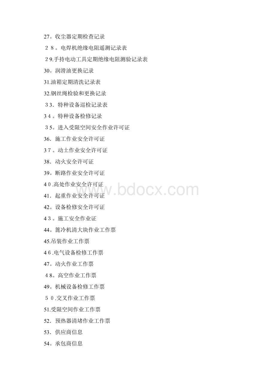 安全标准化记录表格Word文档下载推荐.docx_第2页