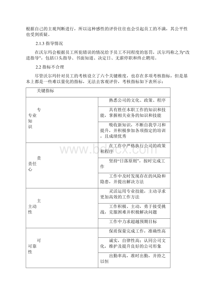 沃尔玛绩效管理与薪酬管理报告.docx_第3页