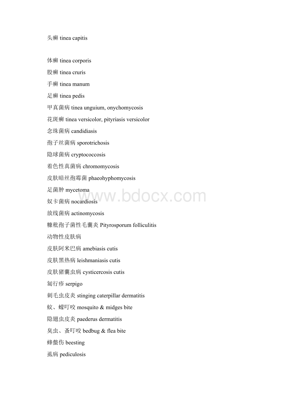 医学皮肤科词汇Word格式文档下载.docx_第3页