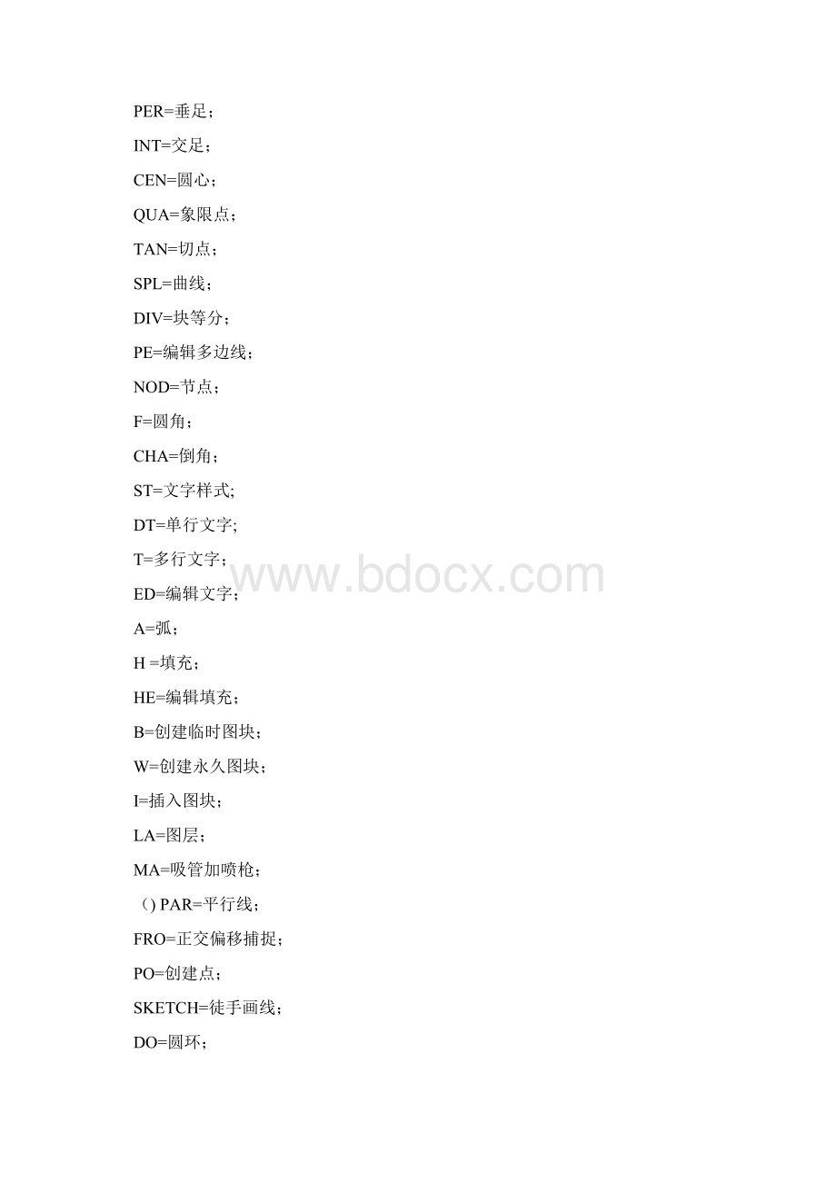 CAD快捷键大全范本模板.docx_第2页