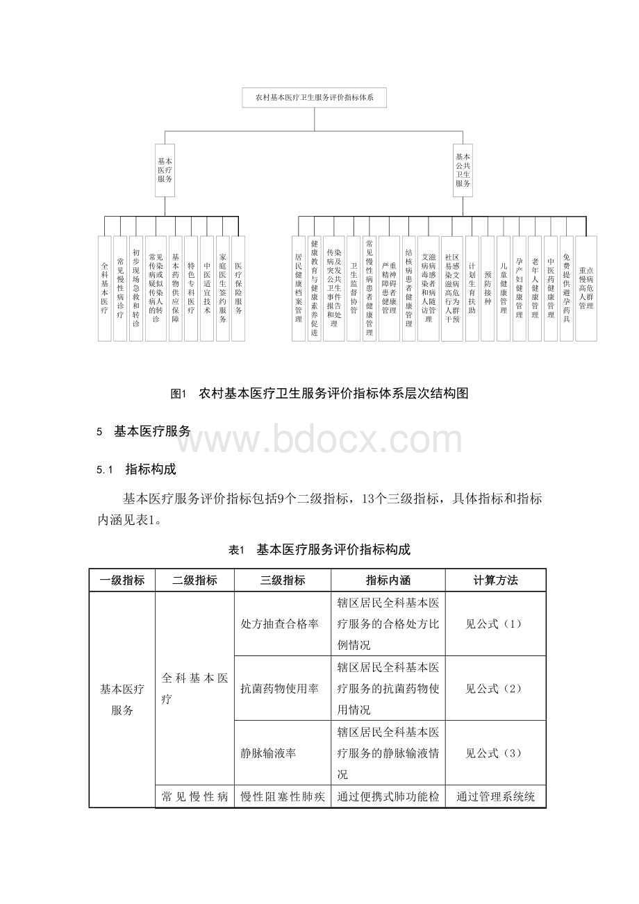 农村基本医疗卫生服务评价指标体系Word下载.docx_第2页