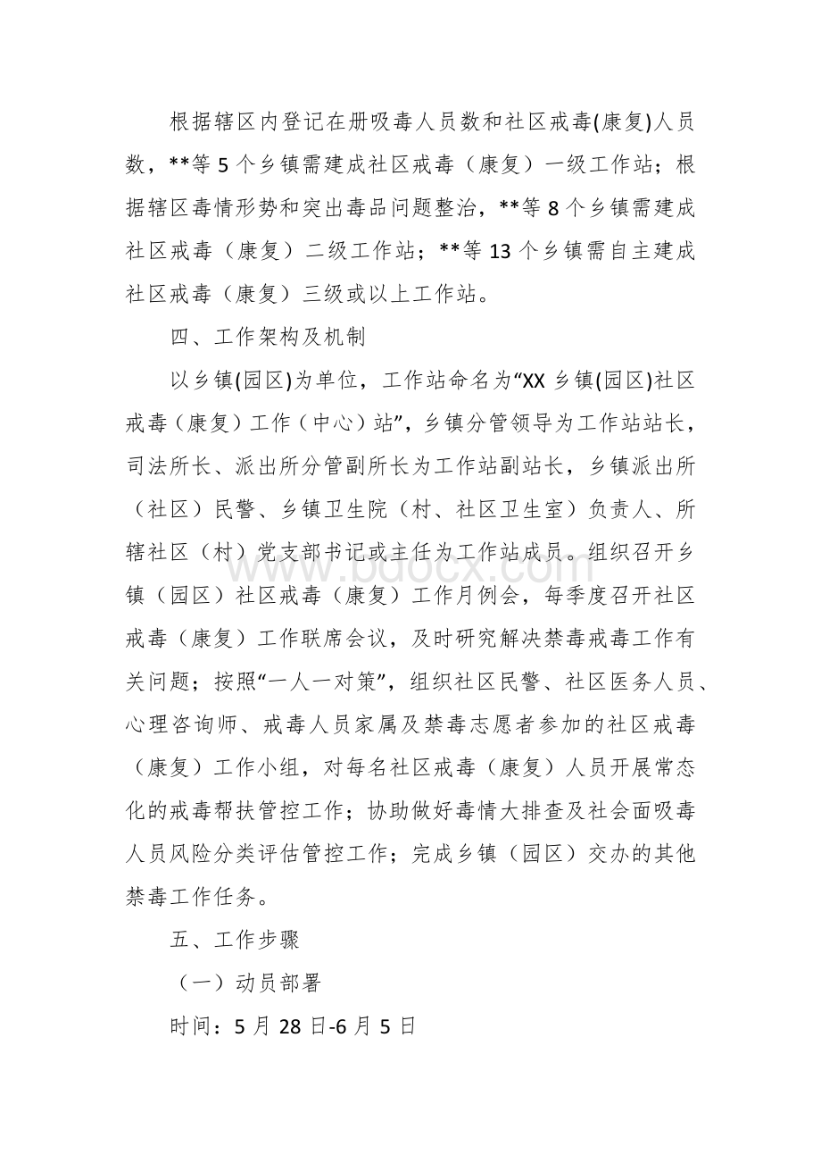 社戒毒（康复）工作站等级化管理实施方案文档格式.docx_第2页