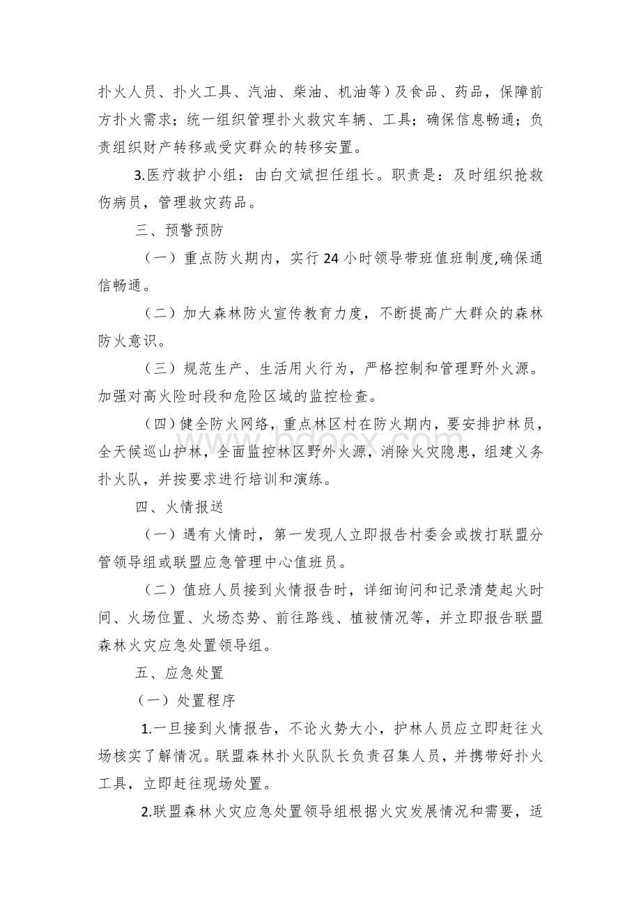 区域发展联盟森林火灾处置应急预案.docx_第2页