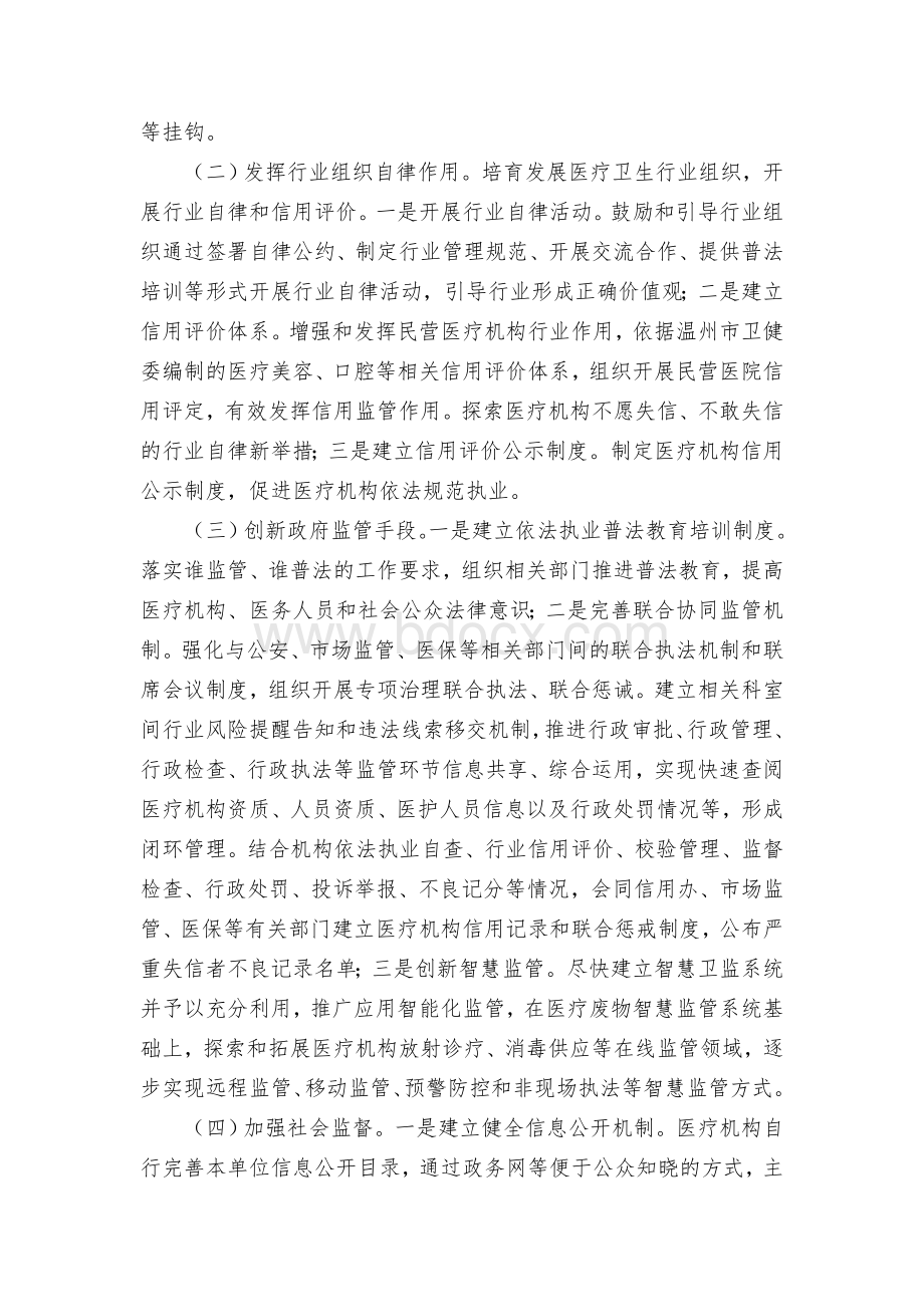 市民营医院医疗服务多元化监管试点工作实施方案Word下载.docx_第2页