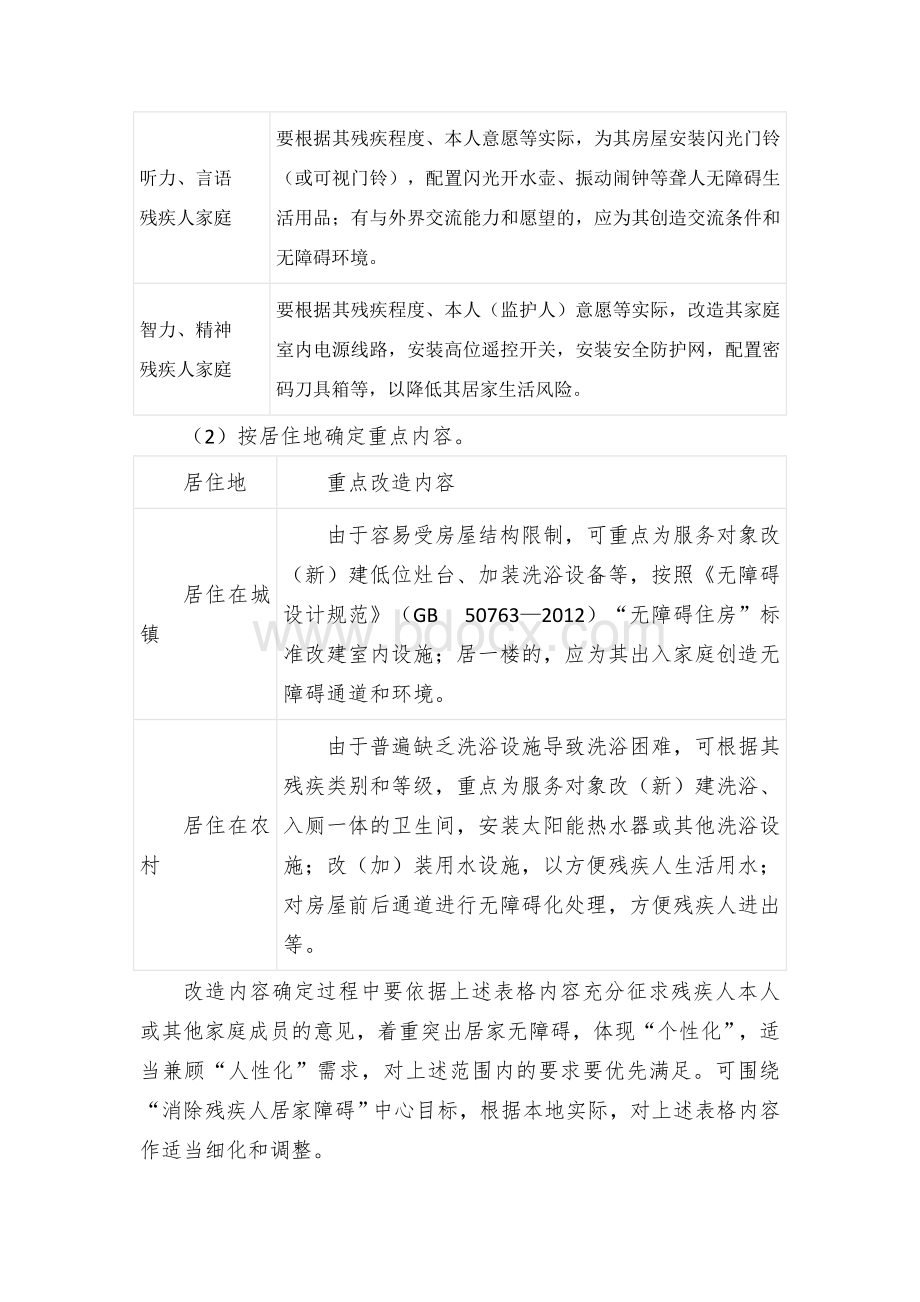 乡镇困难重度残疾人家庭无障碍改造项目实施方案Word格式.docx_第3页