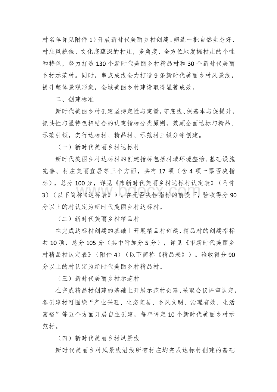 市新时代美丽乡村三年创建方案Word文档下载推荐.docx_第2页