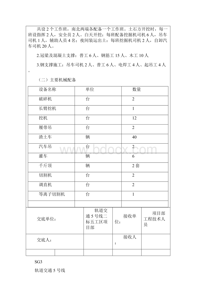 地铁车站基坑开挖技术交底Word文档格式.docx_第3页