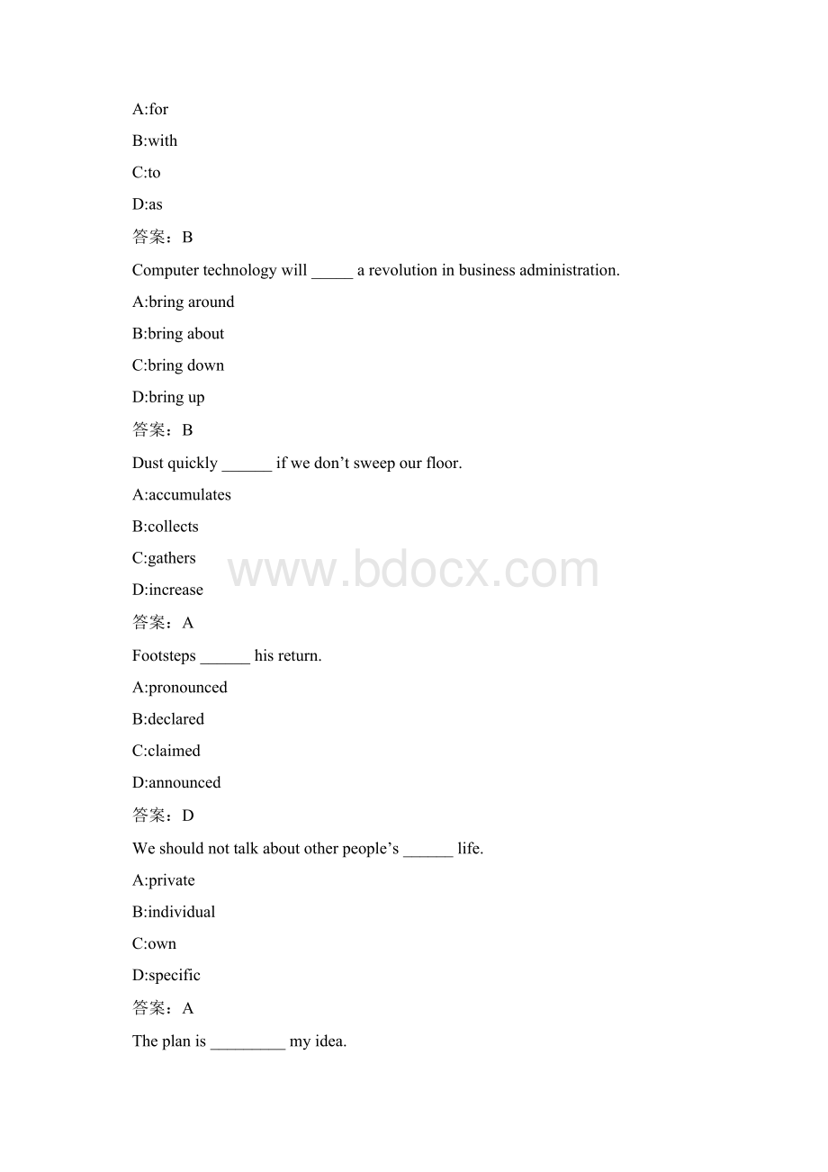 西南交《大学英语IV》在线作业二52A577A5Word文档格式.docx_第2页