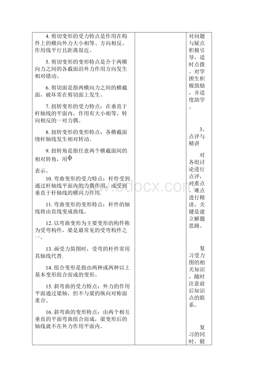 《杆件的四种基本变形及组合变形 直杆轴向拉压横截面上的内力》教学设计.docx_第3页