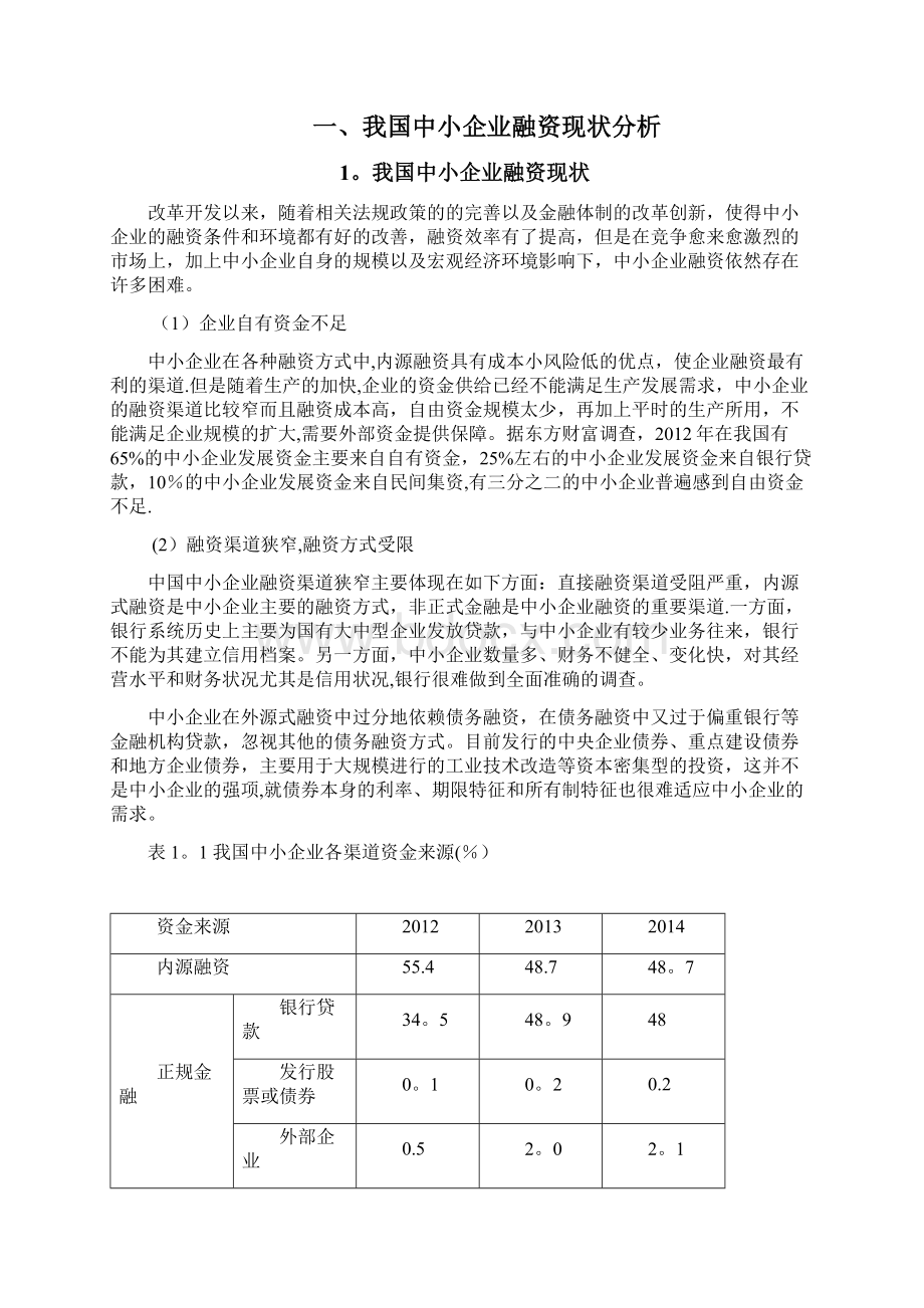 中小企业融资效率研究.docx_第2页