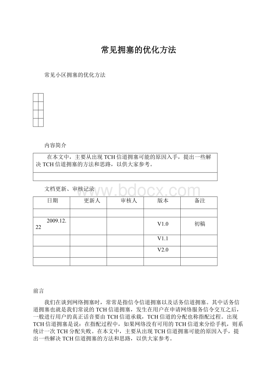 常见拥塞的优化方法.docx