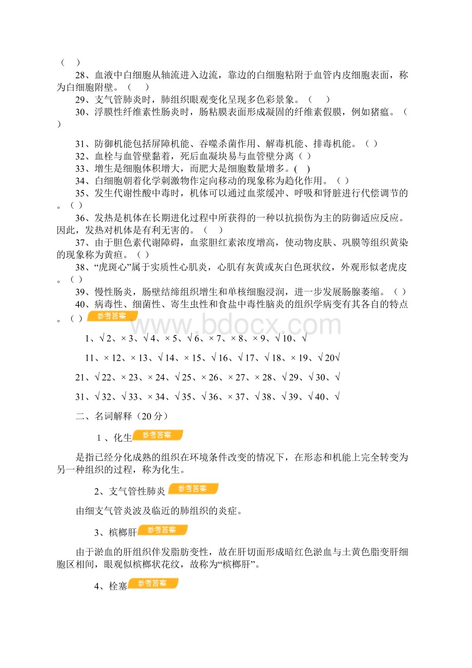 兽医病理学试题库和参考答案解析文档格式.docx_第2页