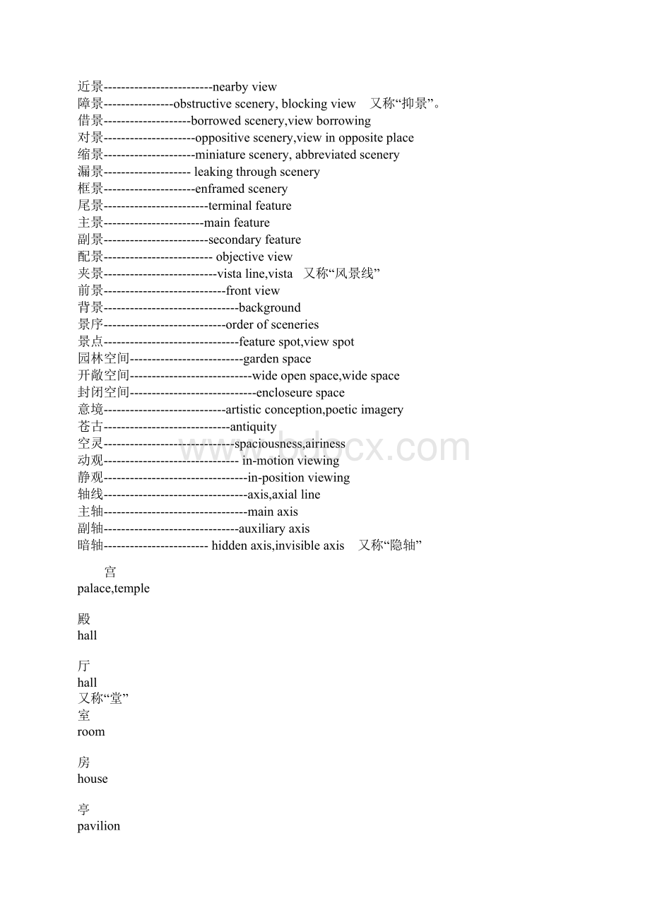 古建筑英文.docx_第2页