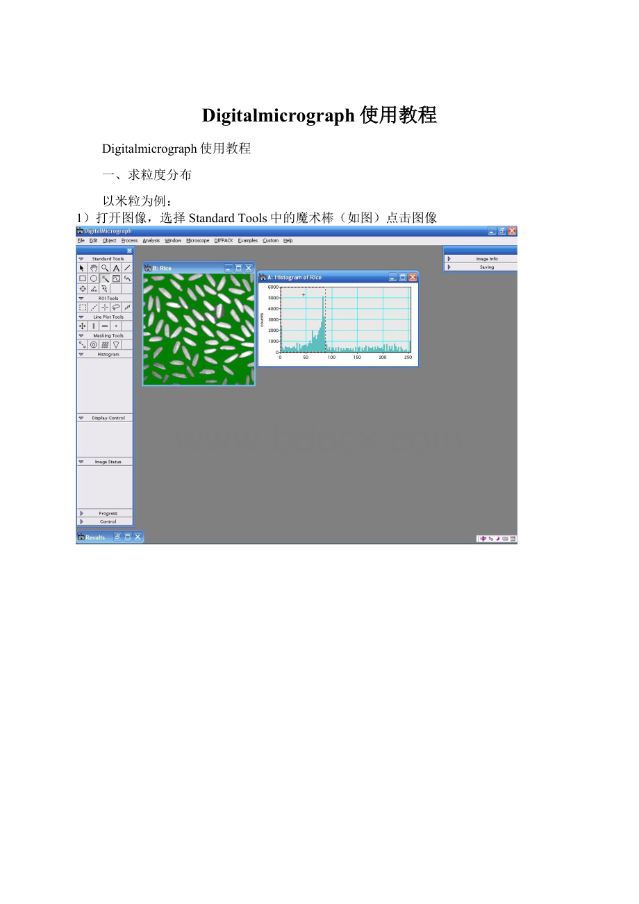 Digitalmicrograph使用教程.docx_第1页