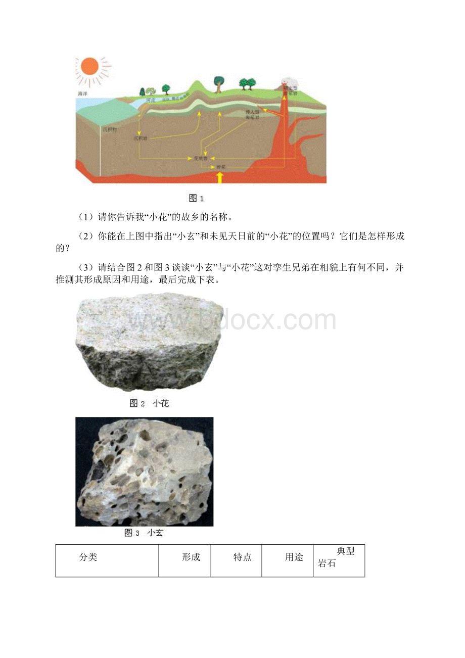 《岩石圈的物质循环》教学设计.docx_第3页