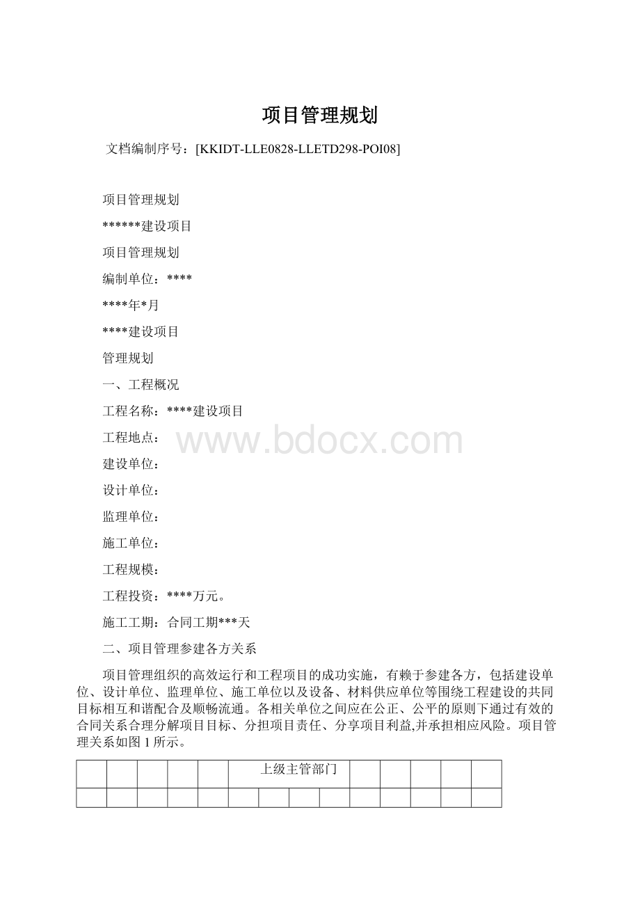 项目管理规划.docx_第1页