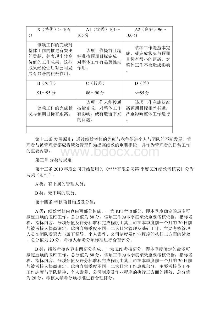 KPI绩效考核管理办法.docx_第3页