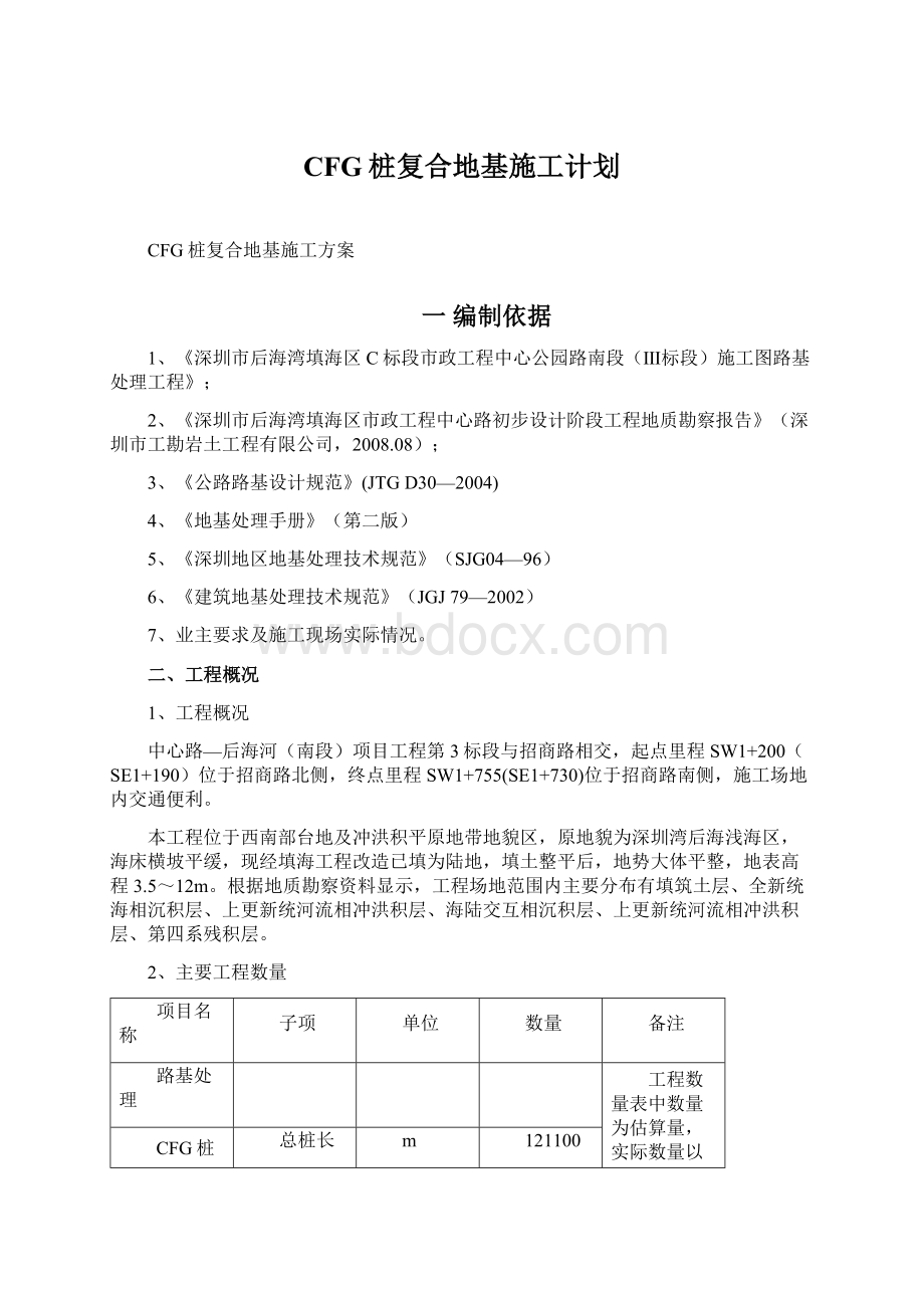 CFG桩复合地基施工计划.docx