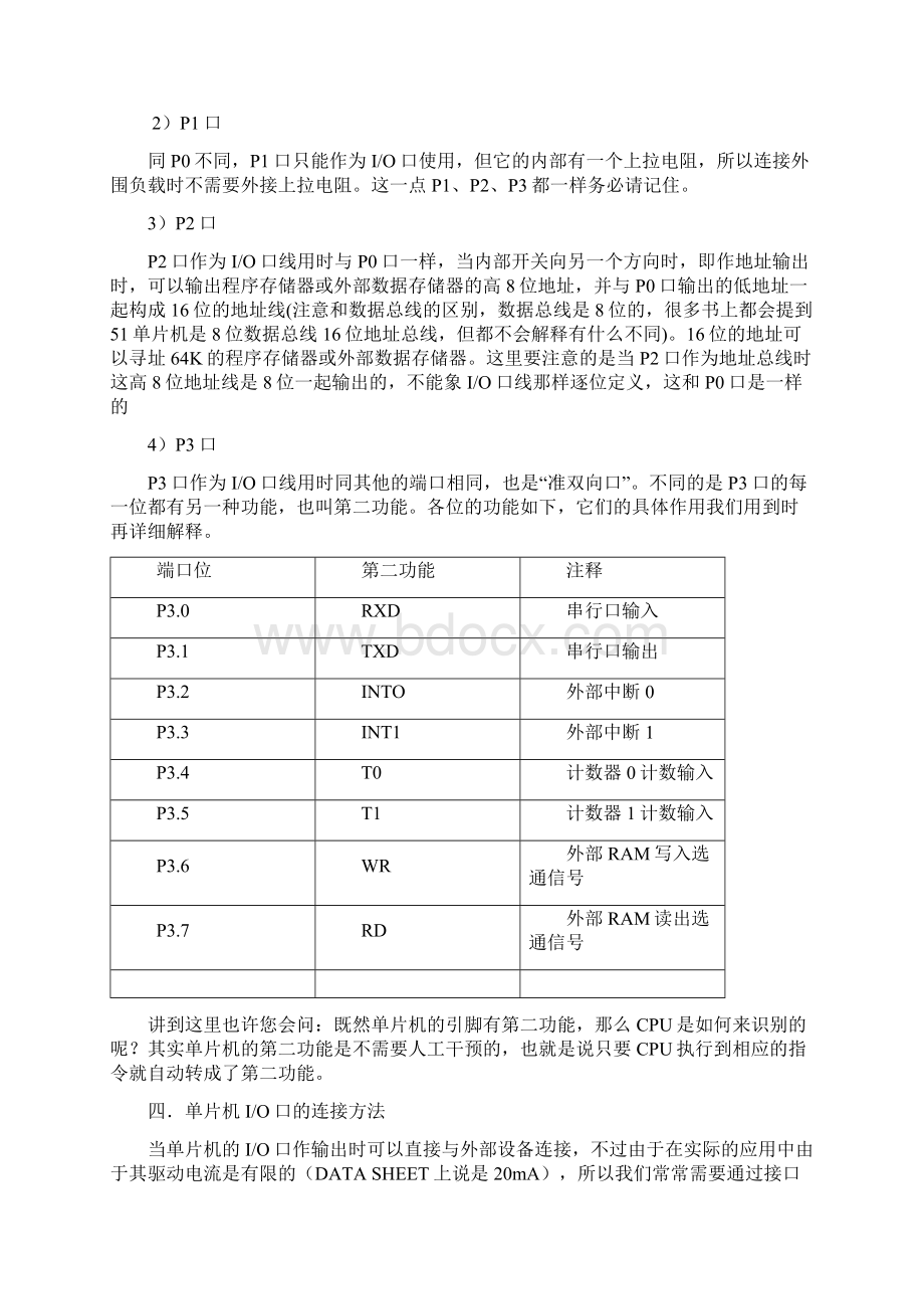 单片机技术总结16页word.docx_第3页