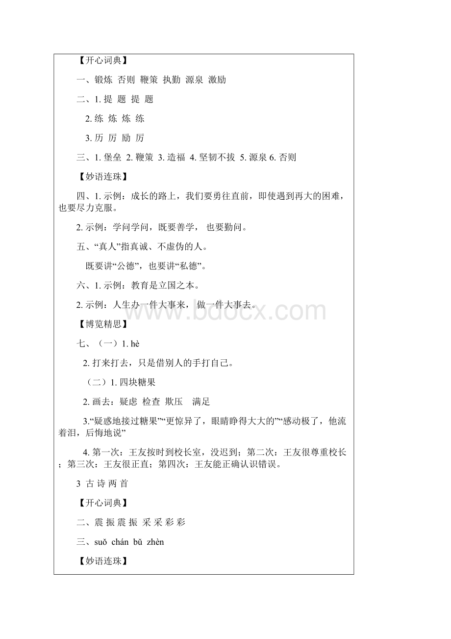 苏教版小学语文五上课课练参考答案Word格式文档下载.docx_第2页