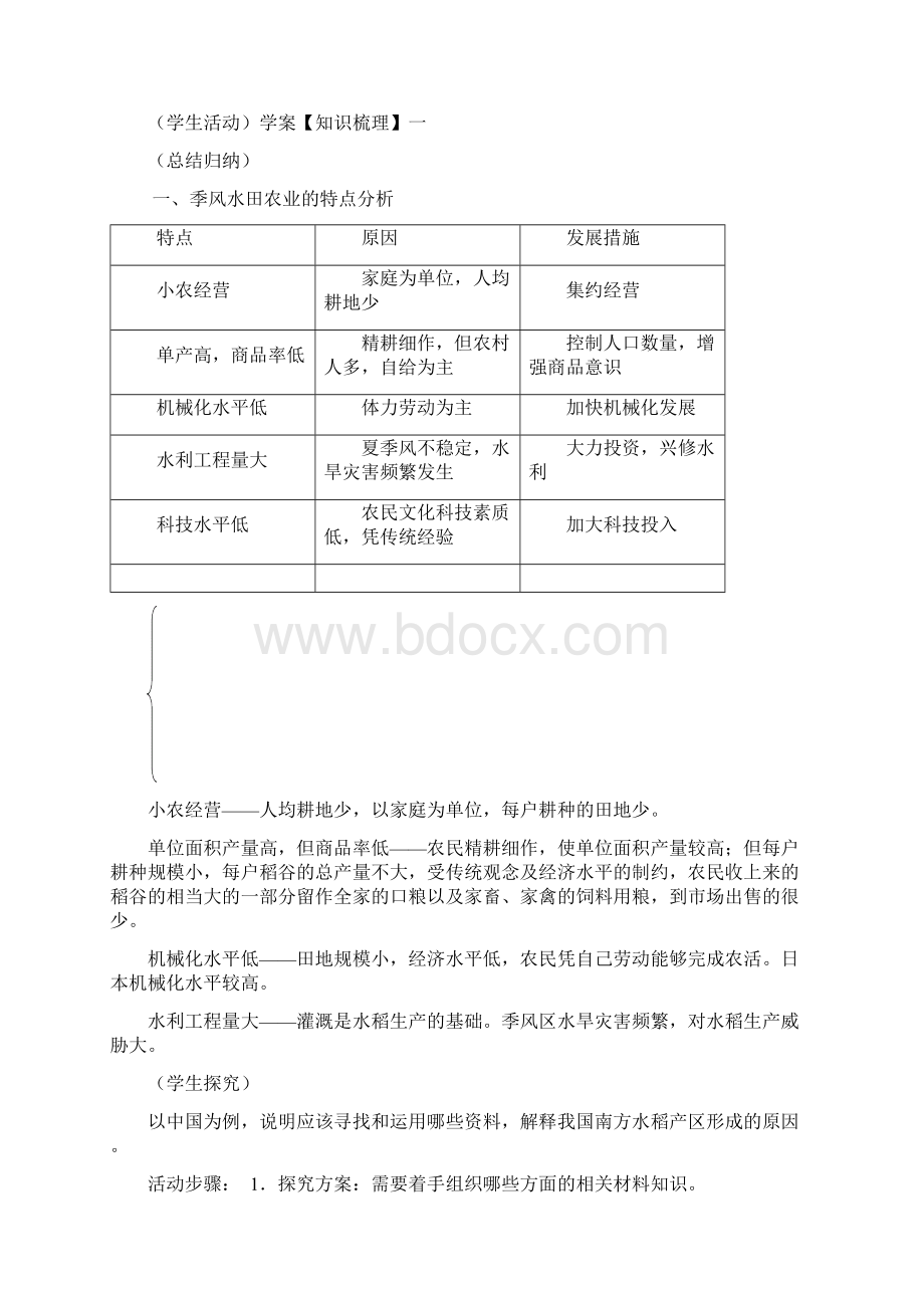 以种植业为主的农业地域类型新人教版必修教案.docx_第3页