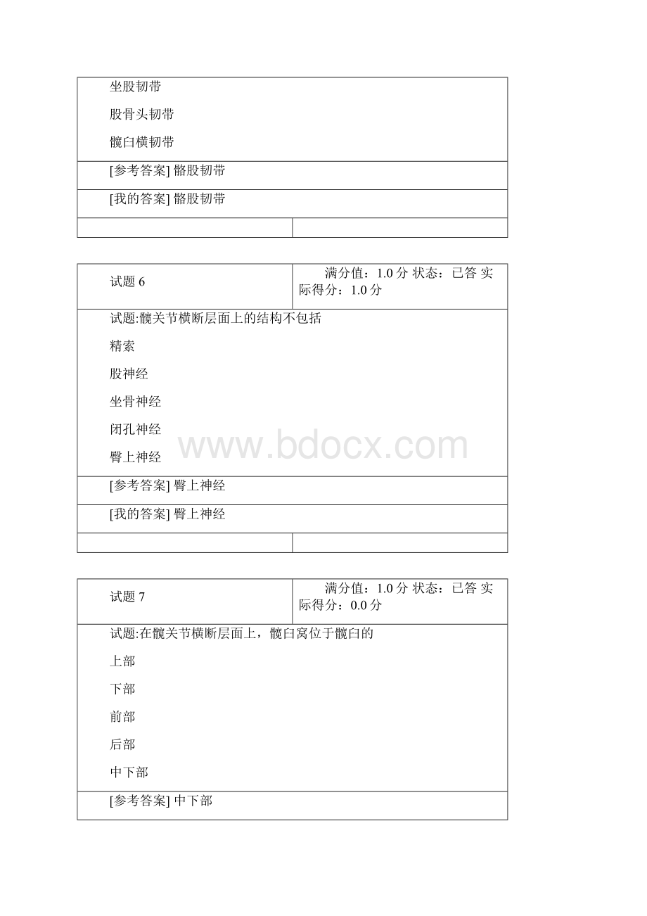 断层解剖学100道题答案电子版本.docx_第3页