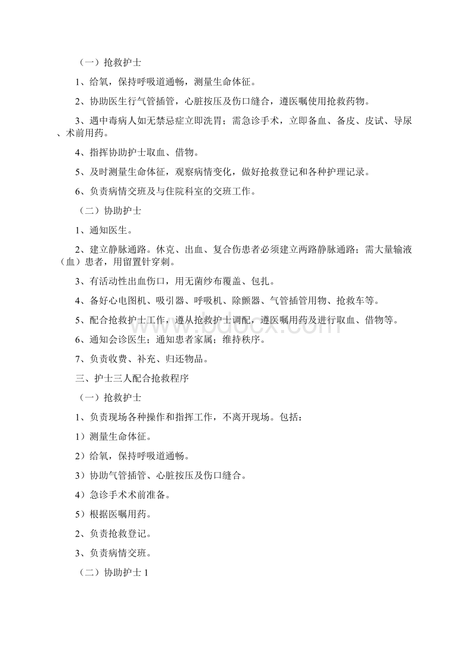 急诊科护理应急预案Word文件下载.docx_第3页