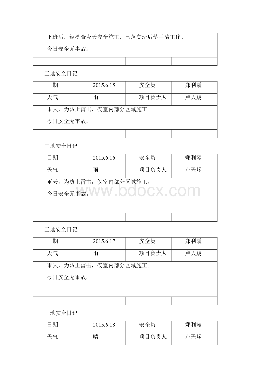 施工现场安全日记.docx_第2页