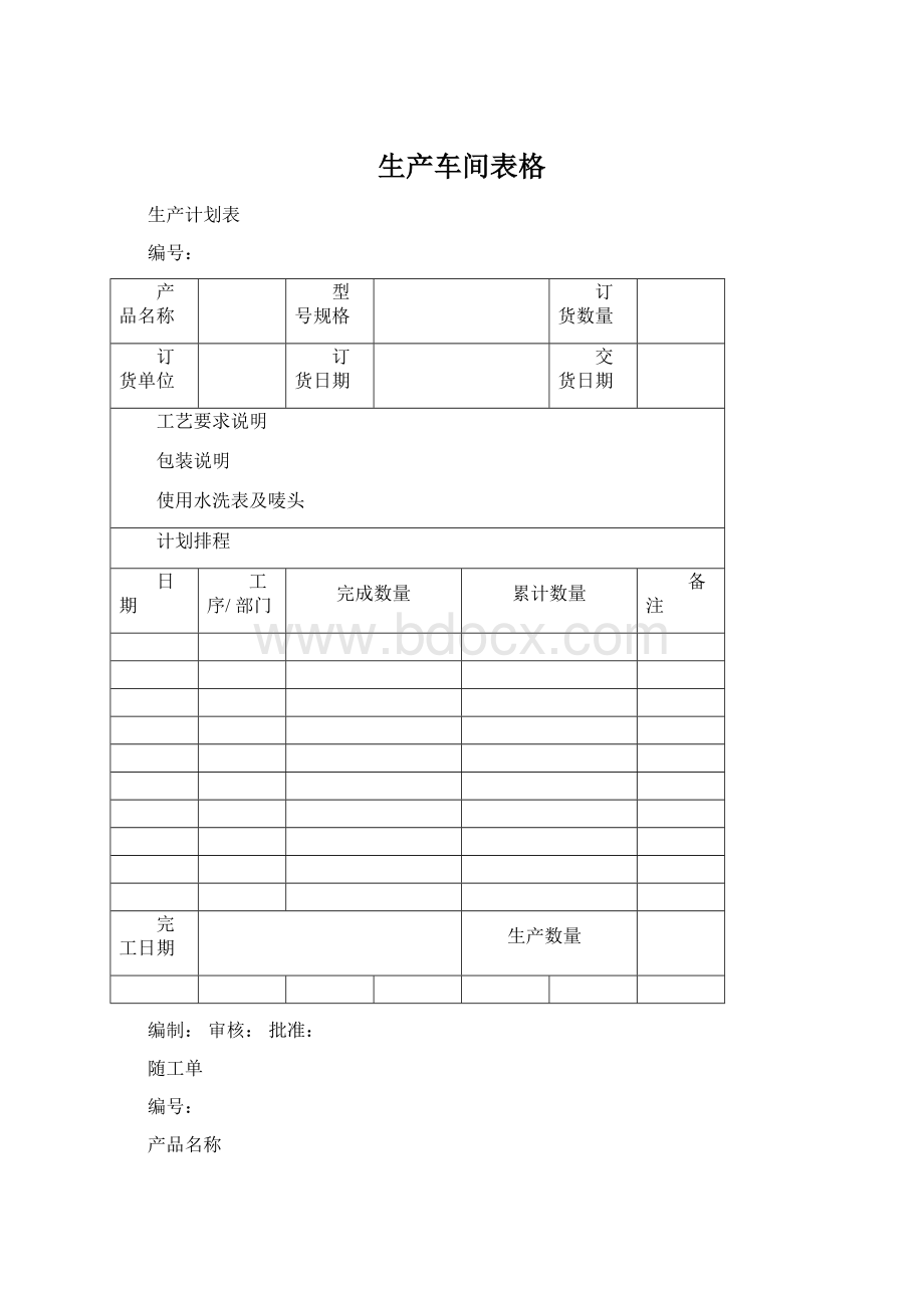 生产车间表格Word格式文档下载.docx