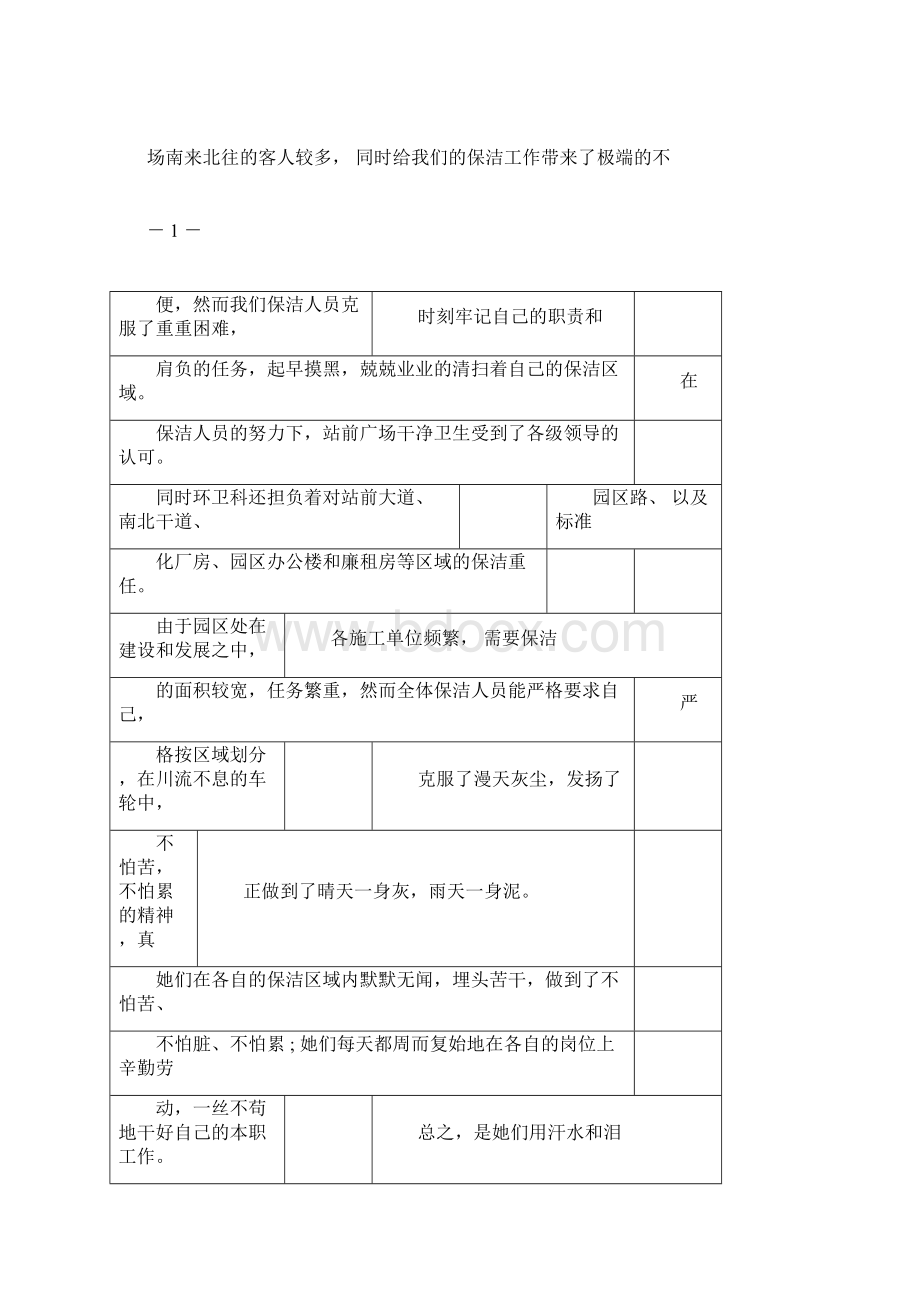 年度保洁工作报告doc.docx_第2页