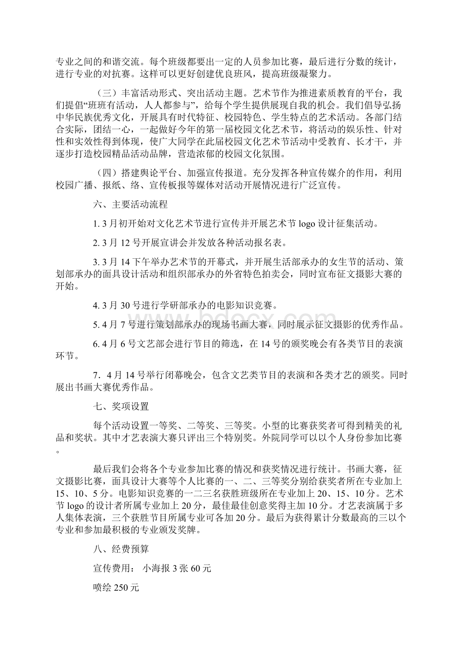 艺术活动策划方案.docx_第2页