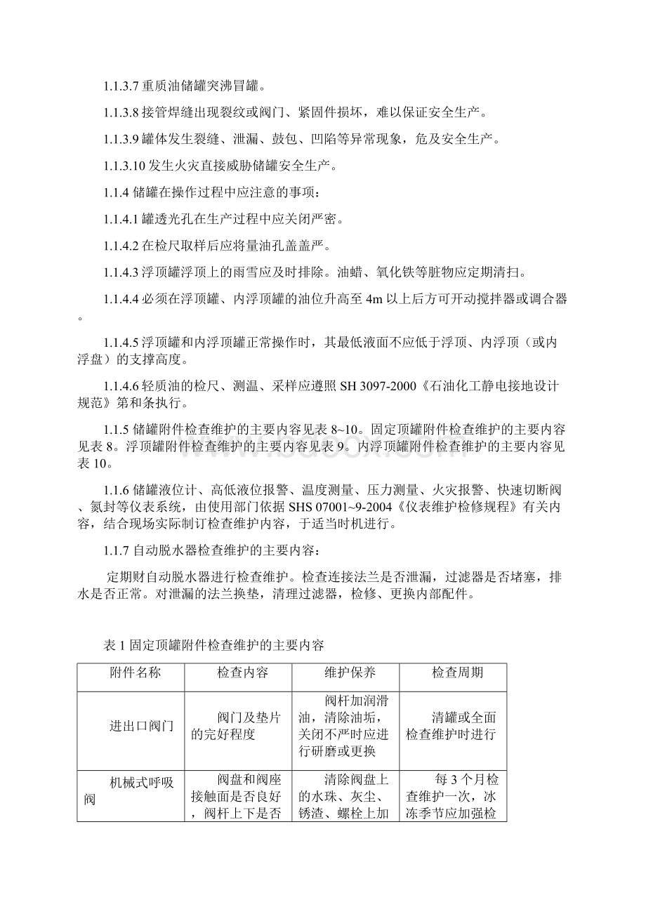 常压圆筒形钢制焊接储罐 维护检修规程.docx_第2页