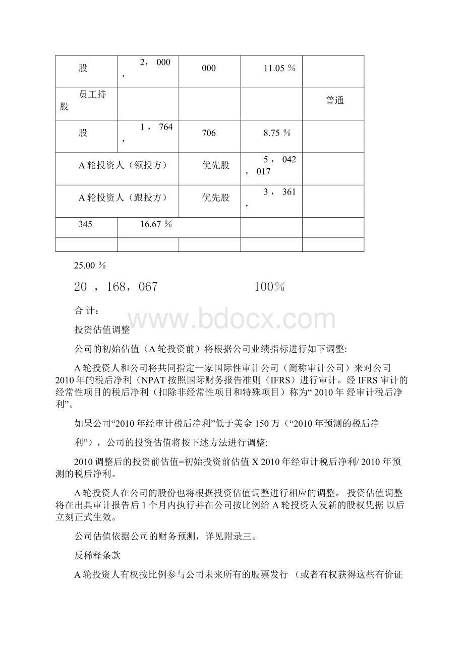 投资意向书通用版本.docx_第3页