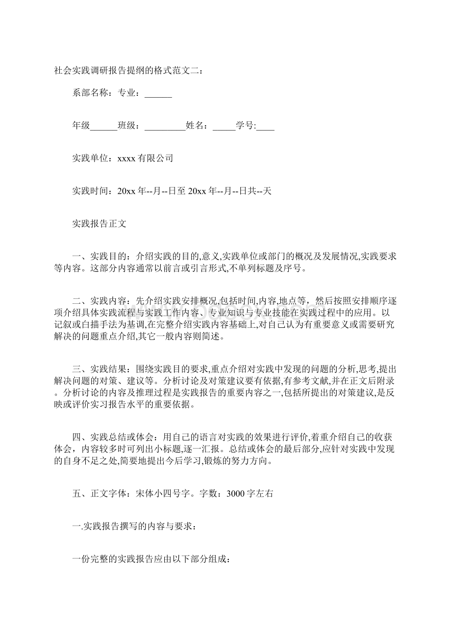 社会实践调研报告提纲的格式.docx_第3页