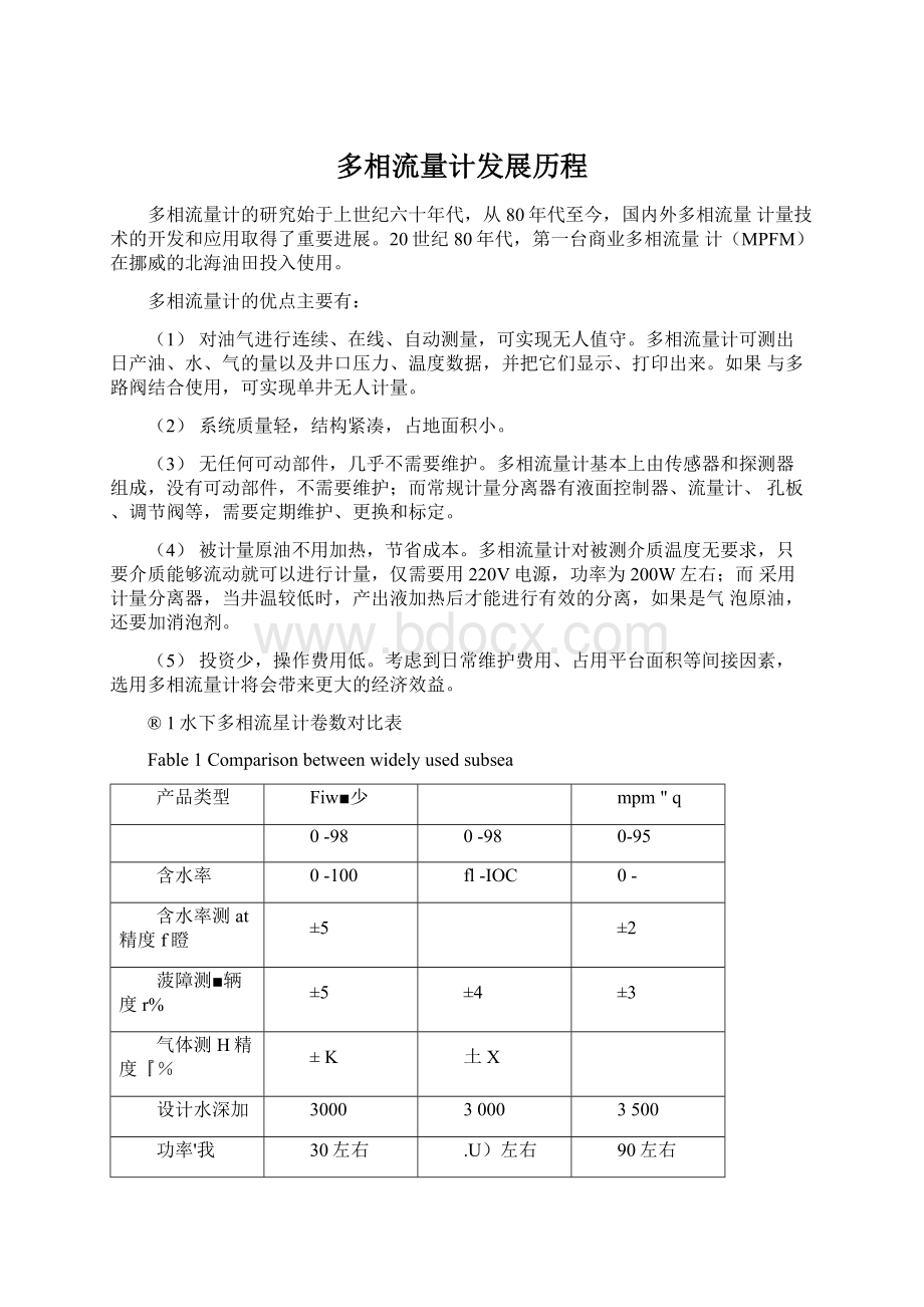 多相流量计发展历程.docx_第1页