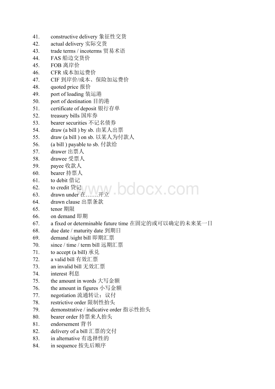 国际结算词汇共16页文档.docx_第2页