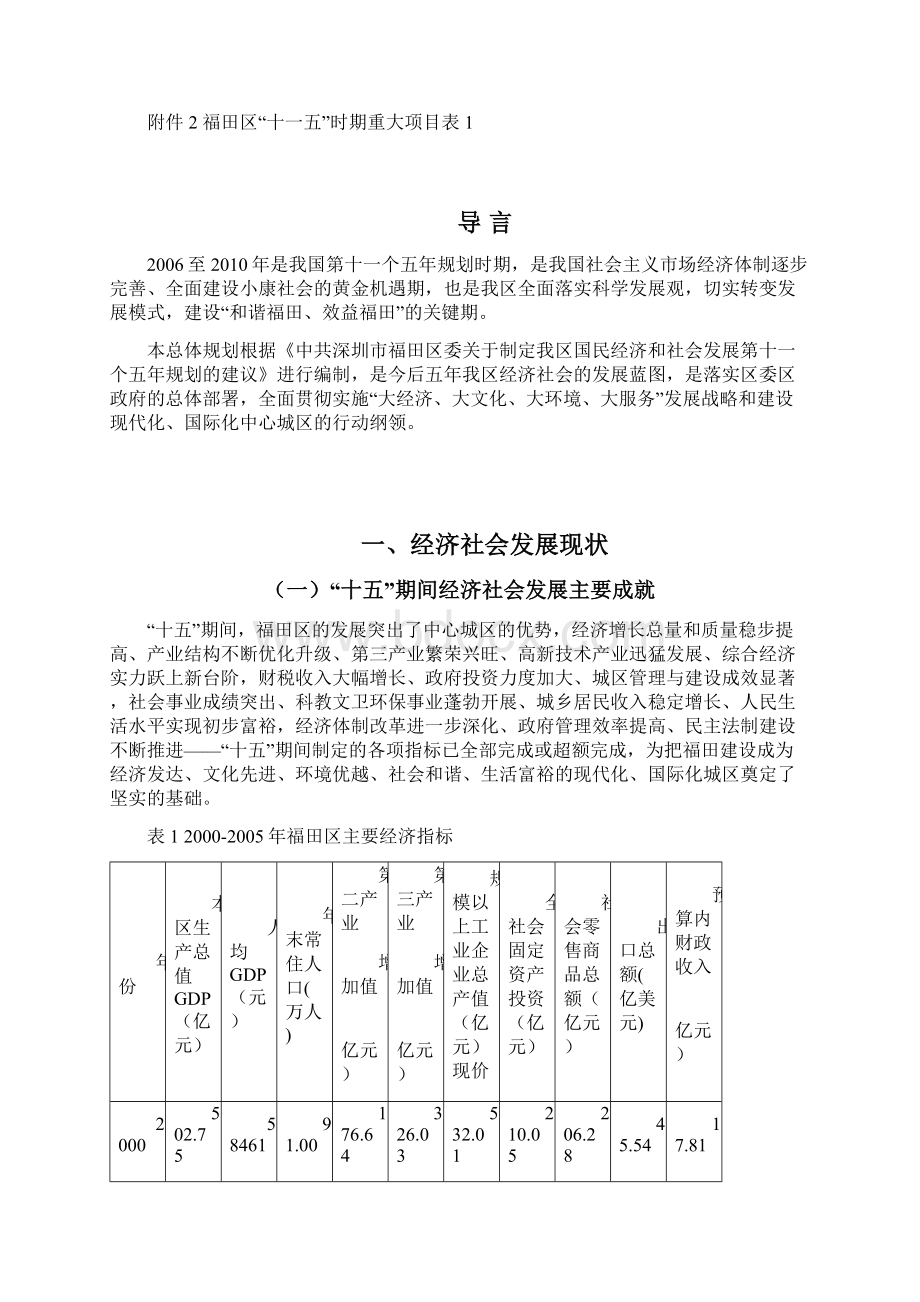 福田区国民经济和社会发展Word文档格式.docx_第3页