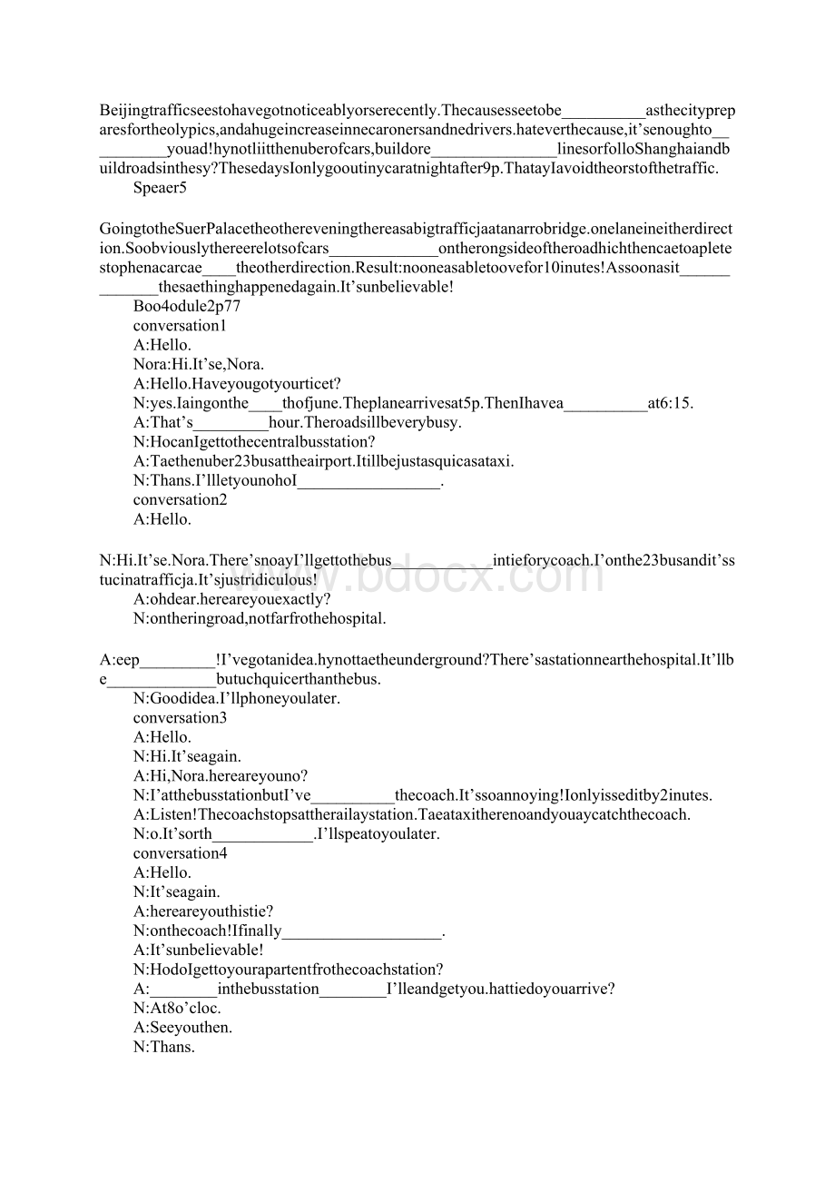 外研版必修4Module2学案Word文档格式.docx_第3页