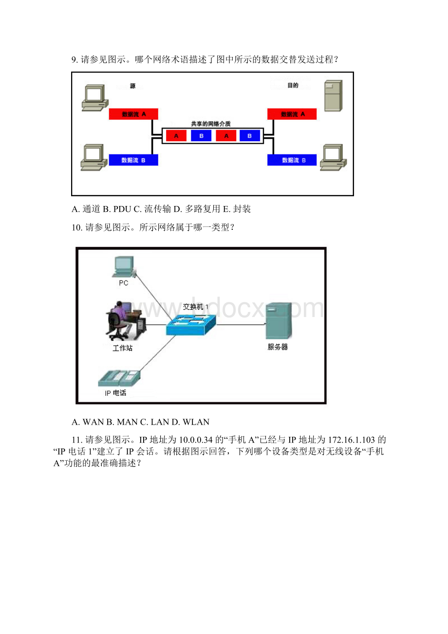 CCNA1全书练习题所有章节chapter1至11Word格式文档下载.docx_第3页